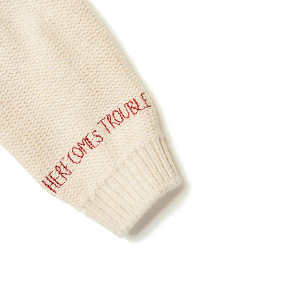 Eleanor Charles The Organic Cotton Embroidered Cardigan