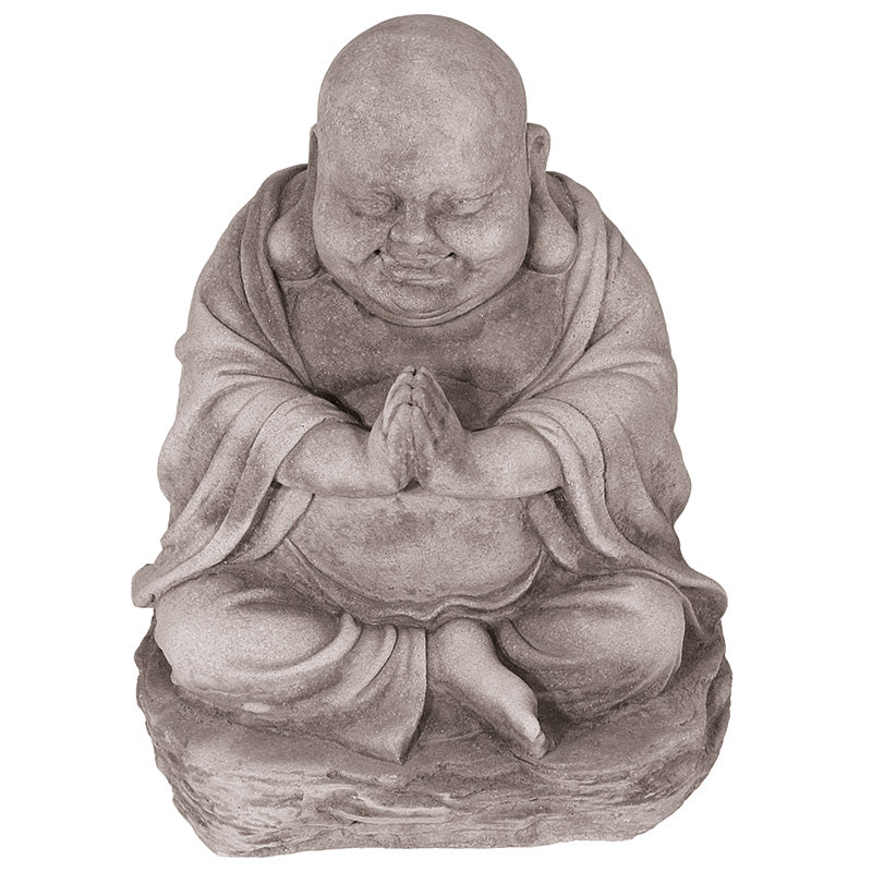 Willowstone Antique Grey Medium Laughing Buddha OR19AG