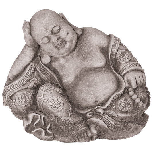 Willowstone Antique Grey Small Laughing Buddha OR20AG