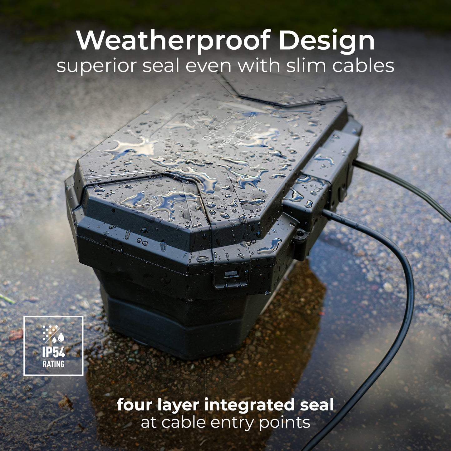 Masterplug Collapsible Weatherproof Box IP54