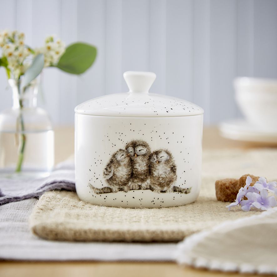 Wrendale Owlets Owl Small Lidded Storage Jar