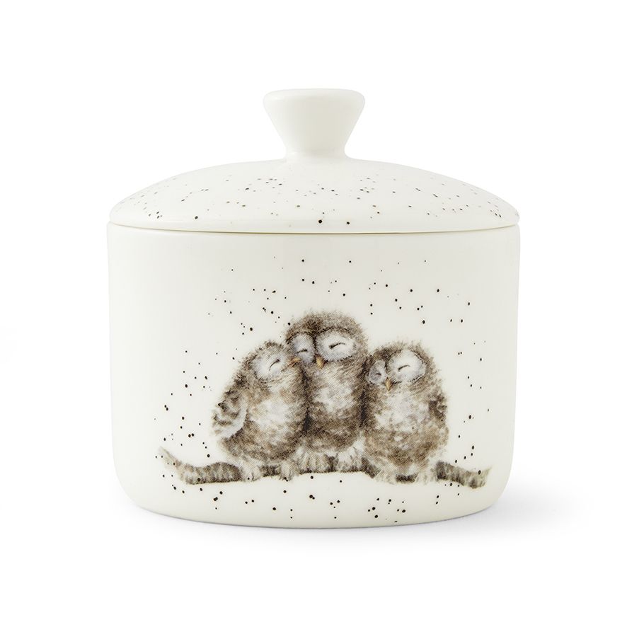 Wrendale Owlets Owl Small Lidded Storage Jar