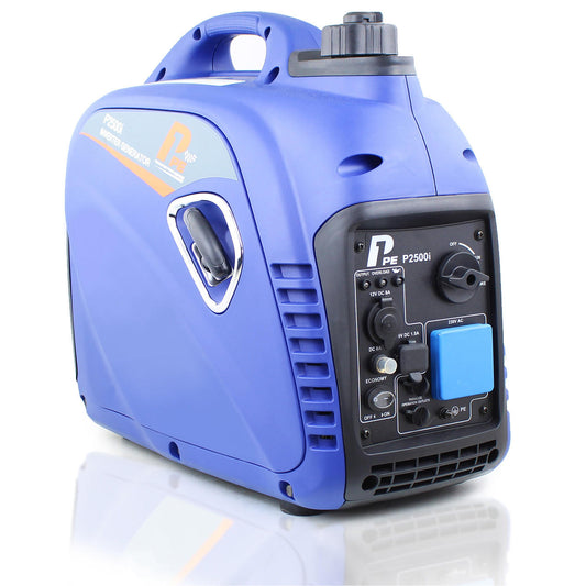 Hyundai P2500i P1 2200W / 2.2kW Petrol Invertor Generator, Portable, Lightweight Suitcase Style with DC & USB
