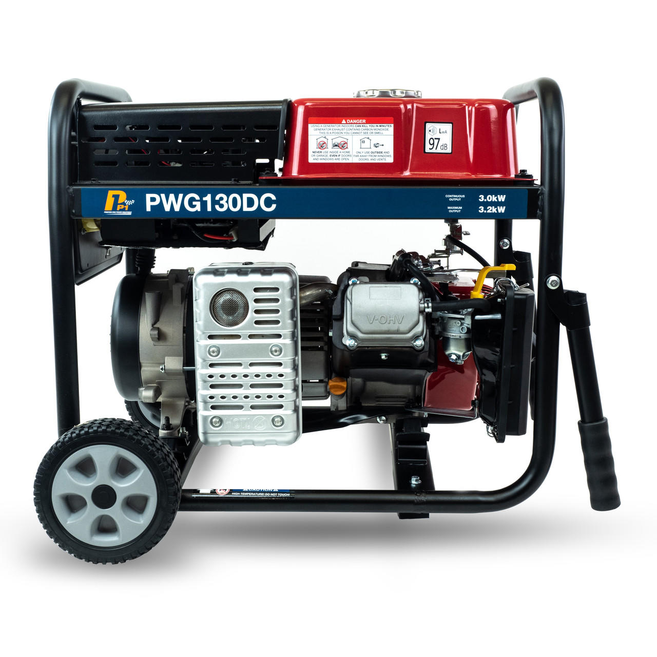 P1 3.2kW / 4kVa Petrol Welder Generator 120A DC Welder PWG130DC