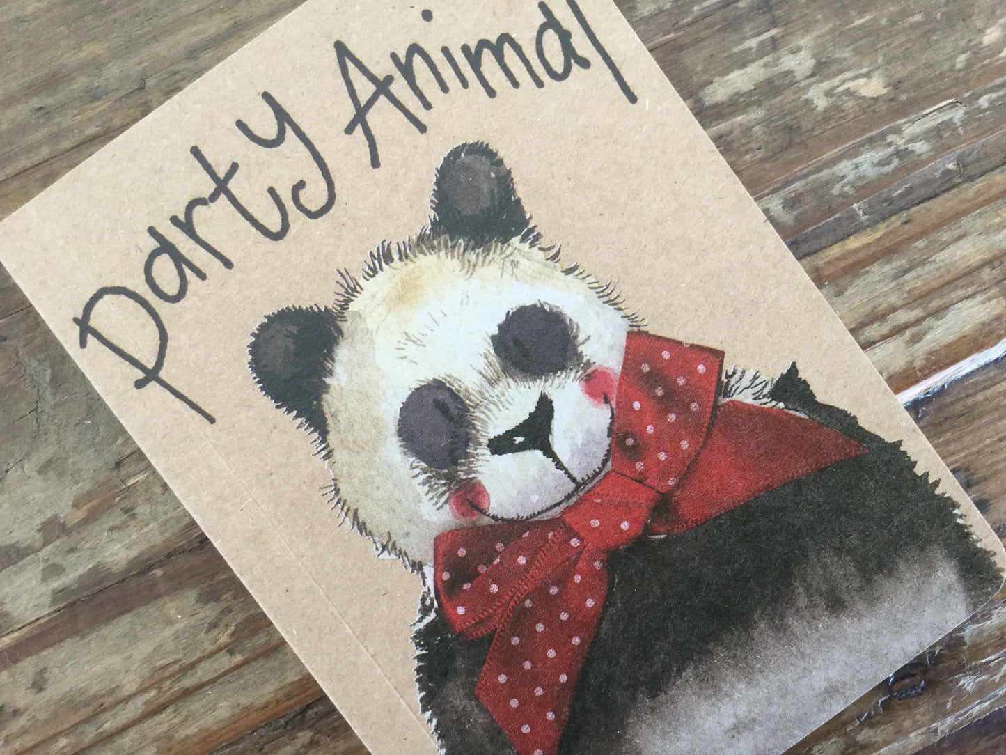 Alex Clark Panda Small Kraft Notebook
