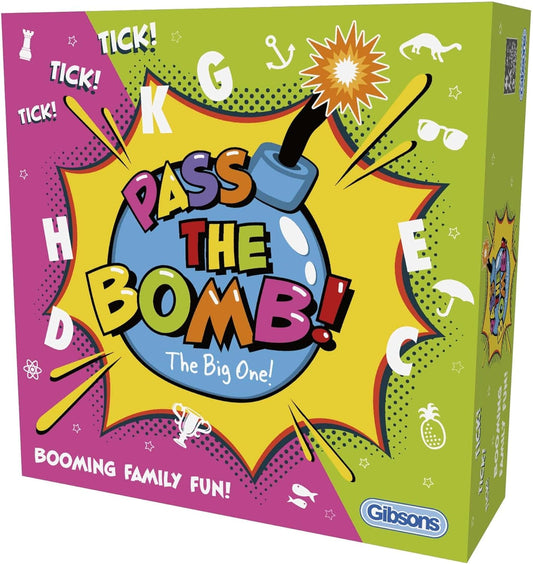 Gibsons Pass the Bomb The Big One Family Board Game