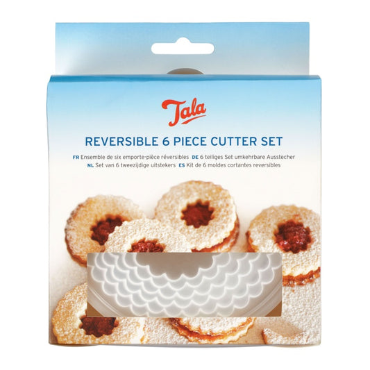 Tala Plastic Plain/Crinkled Reversible Pastry Cutters