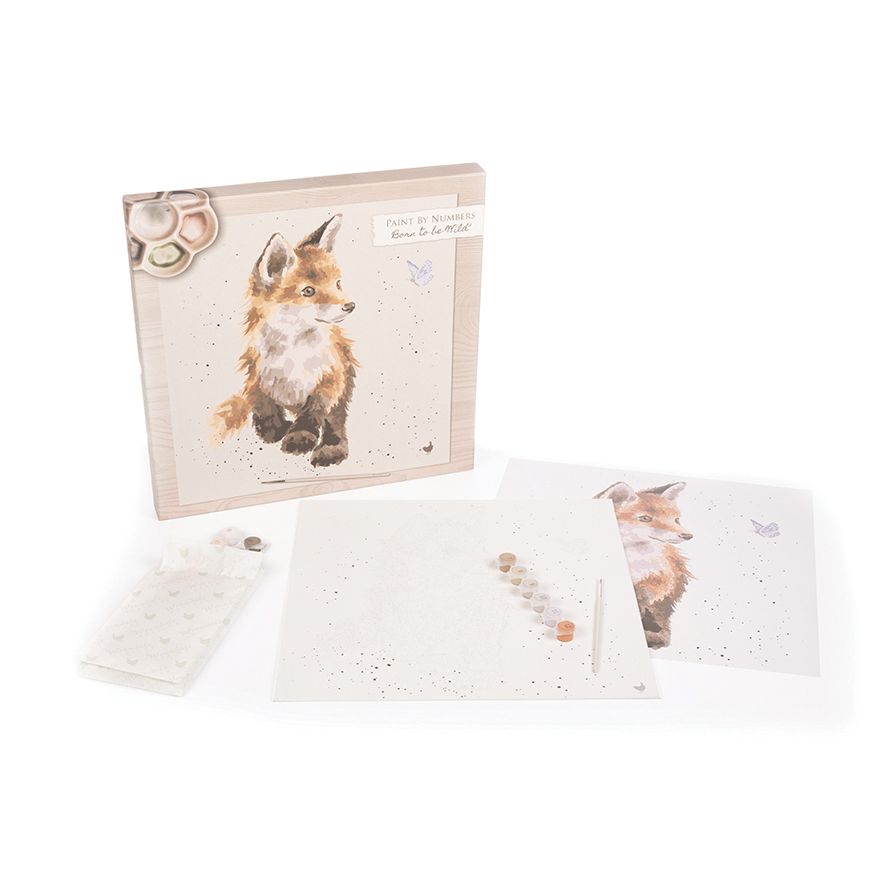 Wrendale Born to be Wild Fox Paint by Numbers