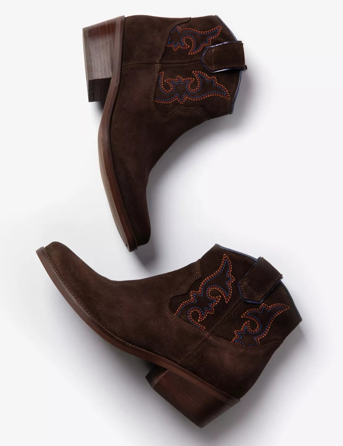 Penelope Chilvers Cassidy Suede Embroidered Boot