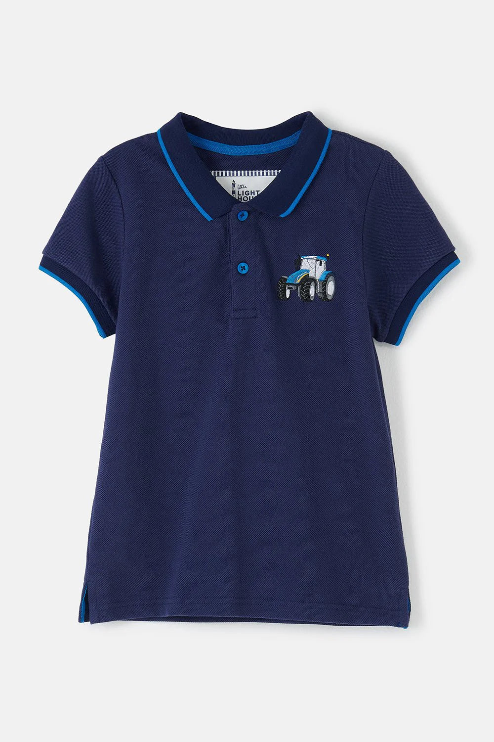 Lighthouse Pier Tractor Polo Shirt
