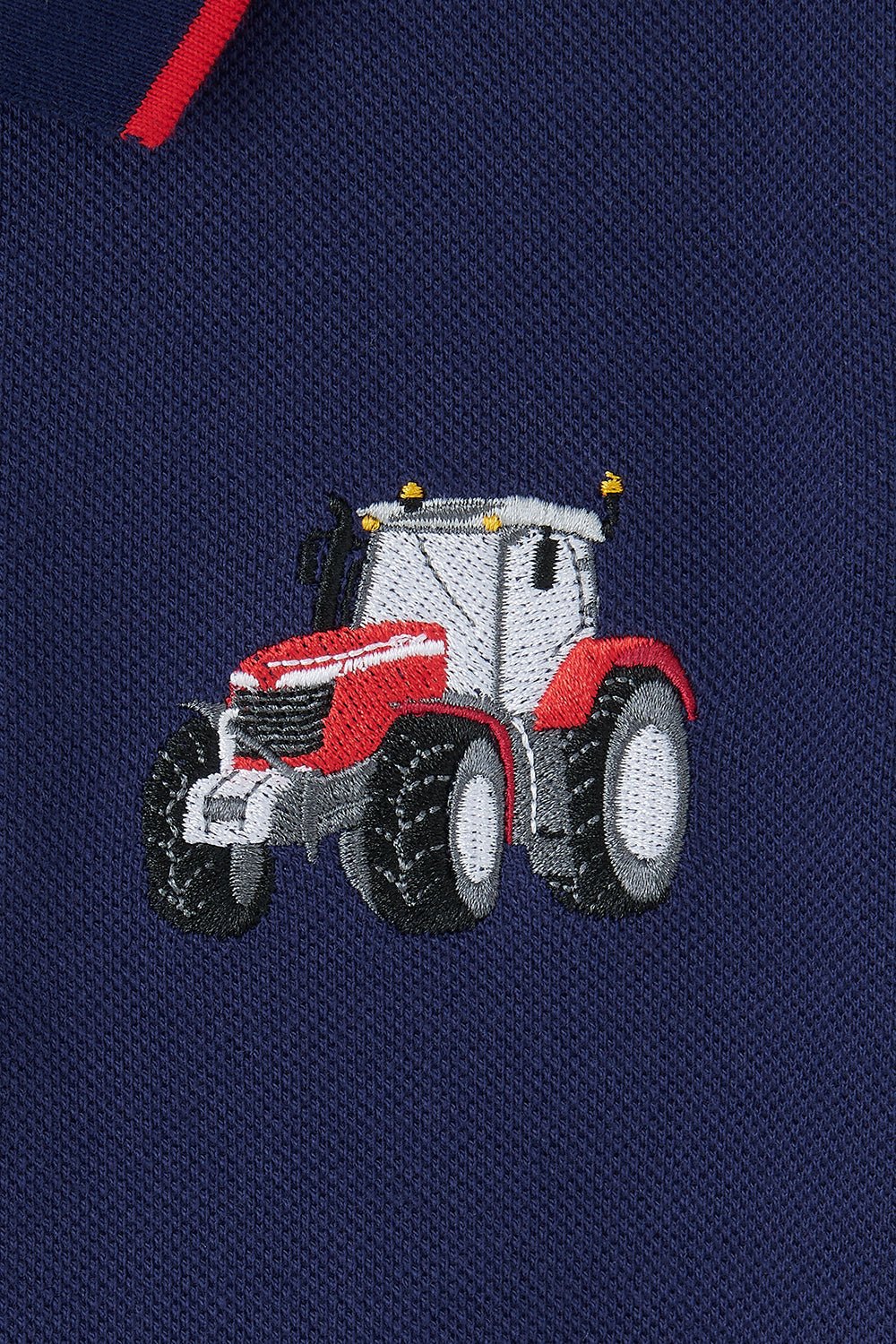 Lighthouse Pier Tractor Polo Shirt