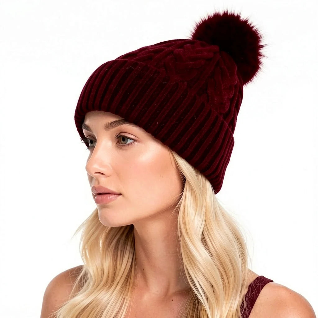 Park Lane Cable Knit Hat