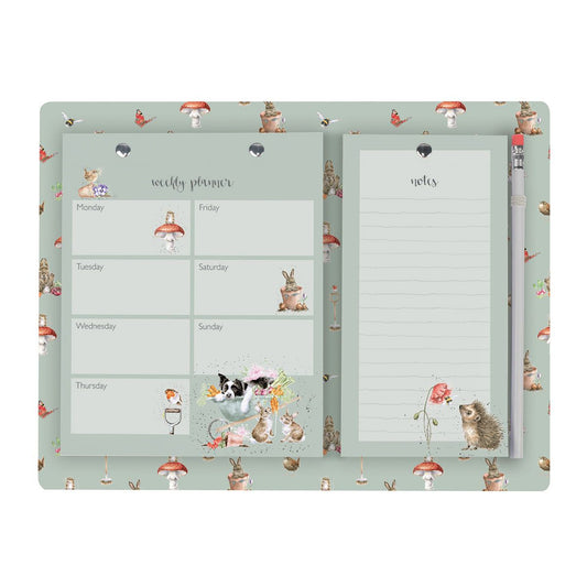 Wrendale Garden Friends Weekly & Shopping Planner