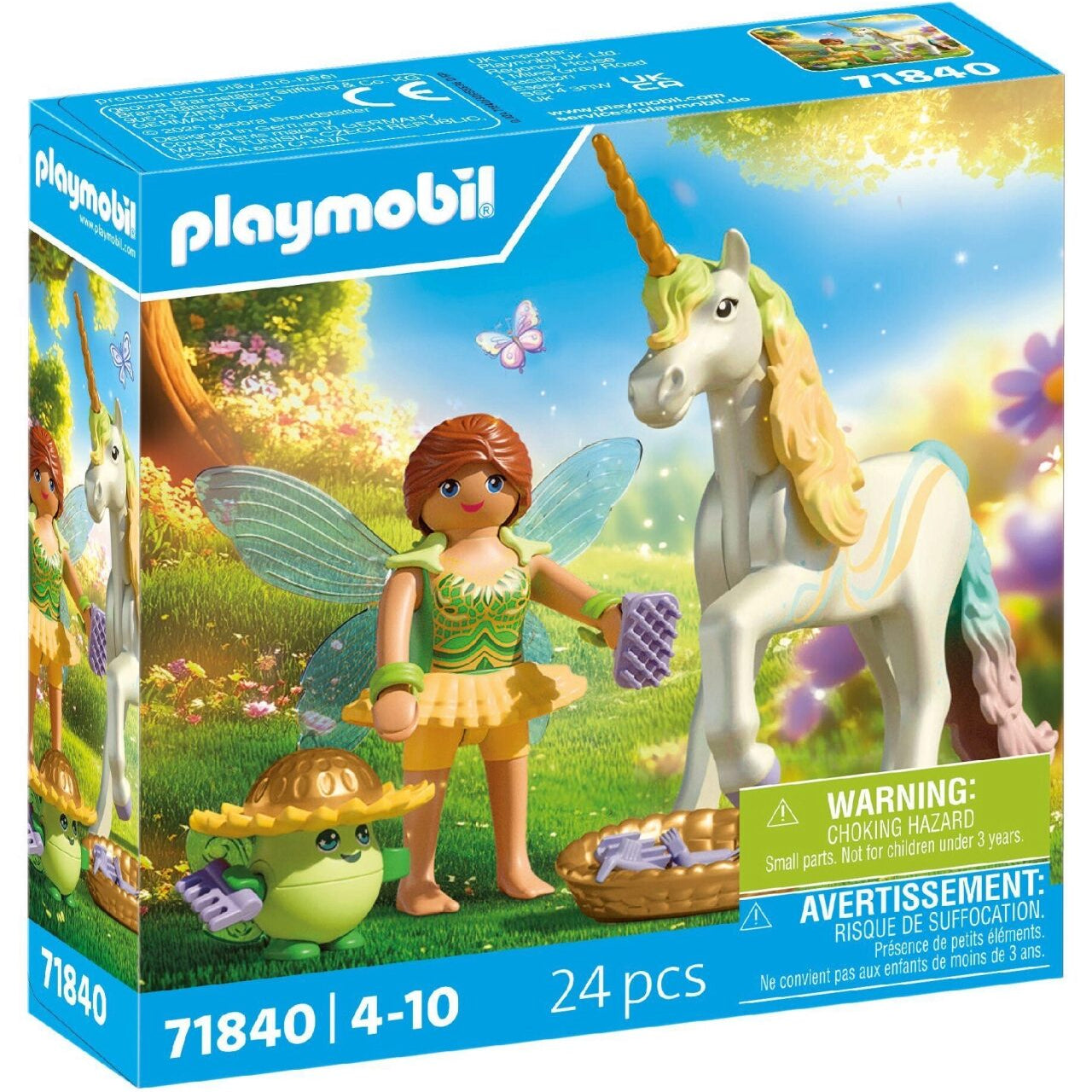 71840 Playmobil  Magical Unicorns Rainbow Flower With Fairy Collectible Unicorn 