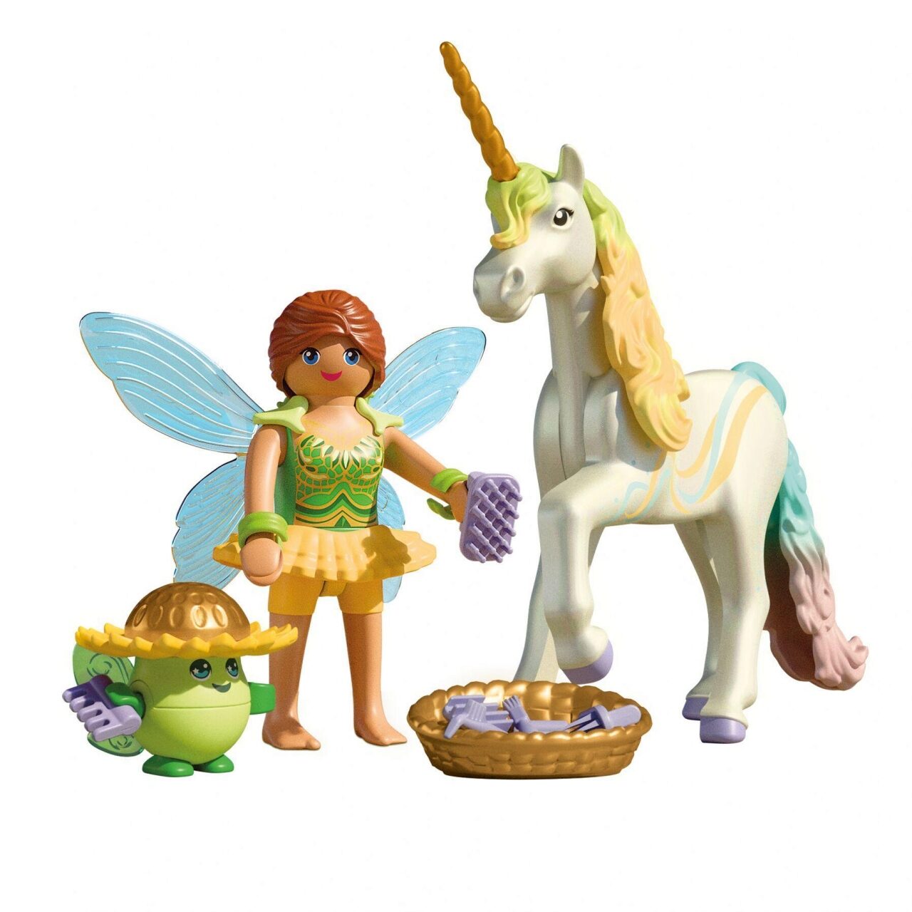 71840 Playmobil  Magical Unicorns Rainbow Flower With Fairy Collectible Unicorn 