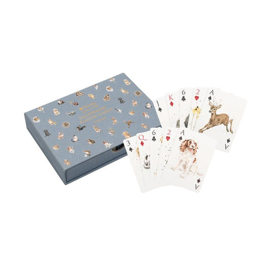 Wrendale The Country Set Woodland Animal Dog and Cat Playing Cards