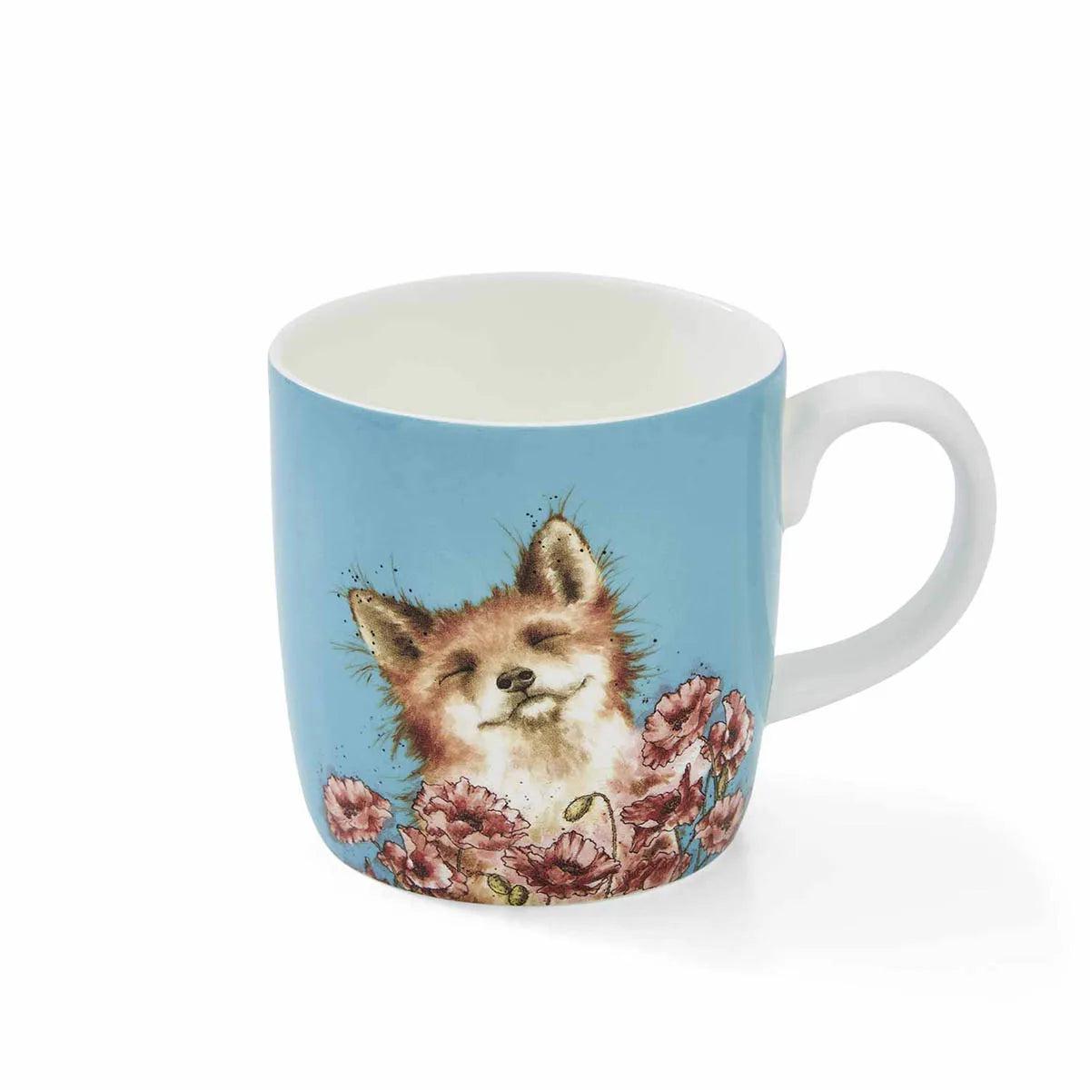Wrendale Poppy Field Fox Large Mug