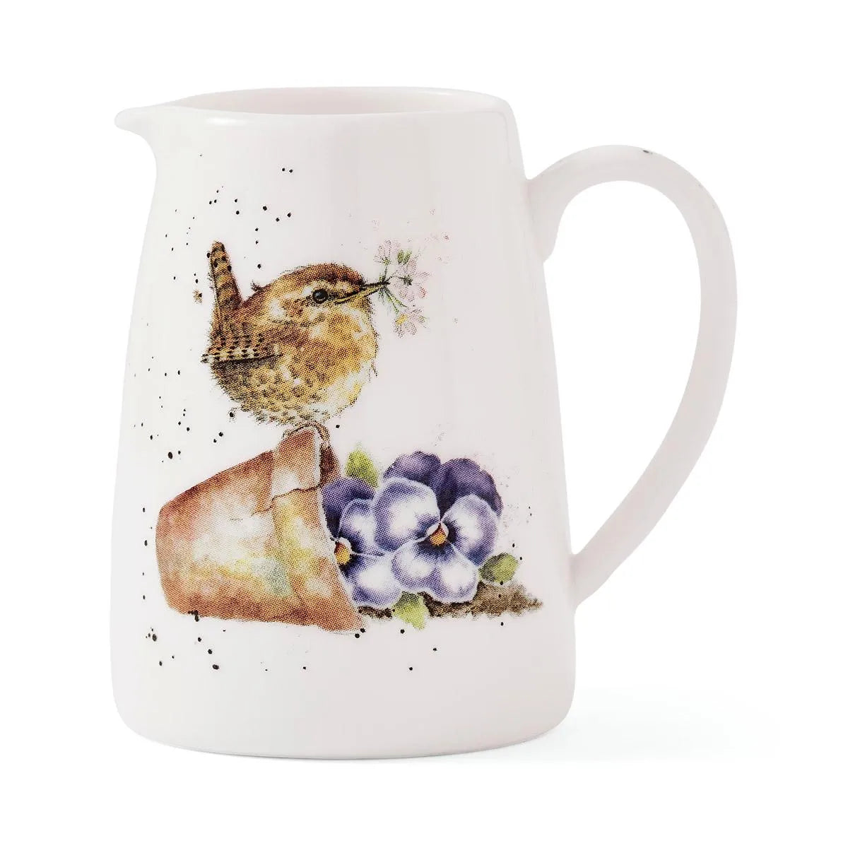 Wrendale Pottering About Posy Wren Jug