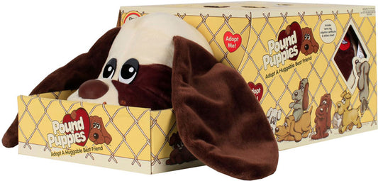 Pound Puppies Classic Cream with Medium Brown Spots