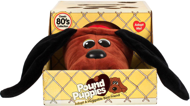 Pound Puppies Classic Reddish Brown with Black Spots