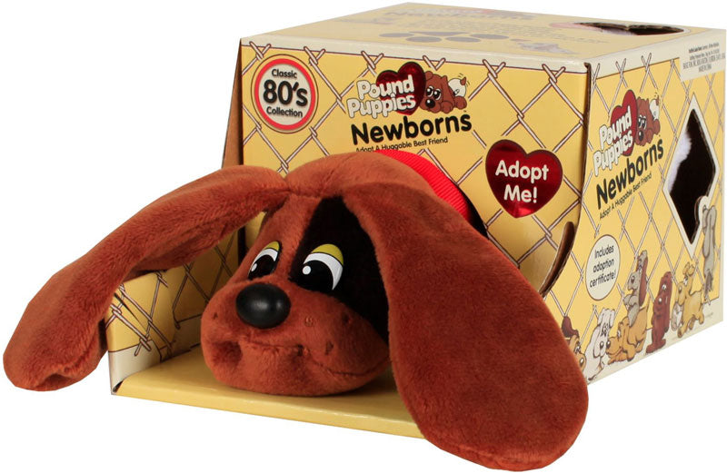 Pound Puppies Newborns Brown with Black Spots