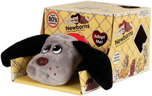 Pound Puppies Newborns Grey with Dark Brown Spots