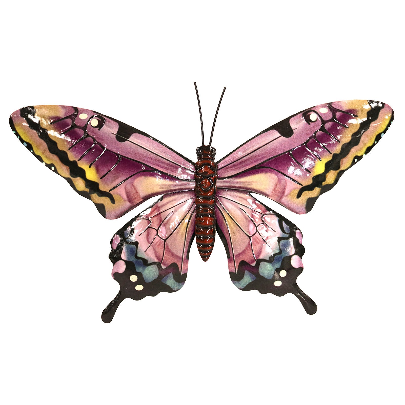 Primus Medium Metal Pink Butterfly Wall Art – Sam Turner & Sons