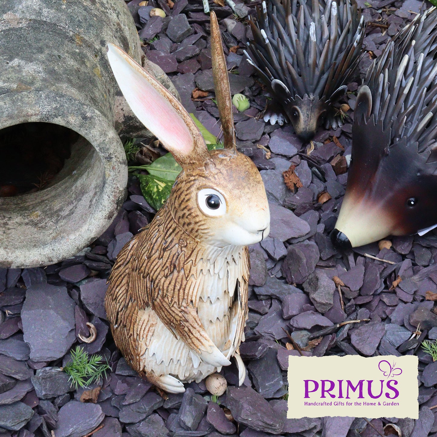 Primus Woodland Metal Inquisitive Brown Rabbit