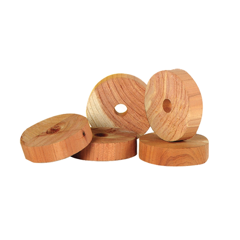 Zero-In Cedarwood Clothes Moth Repeller Rings 10-Pack
