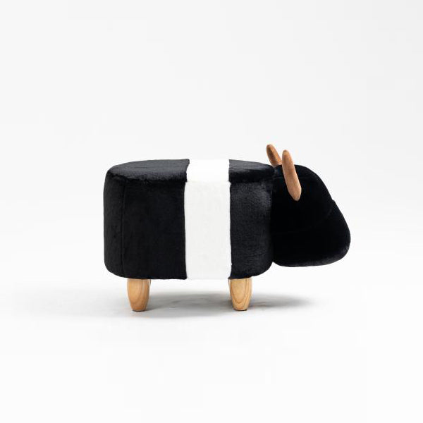Gardeco Beltie Belted Cow Animal Footstool