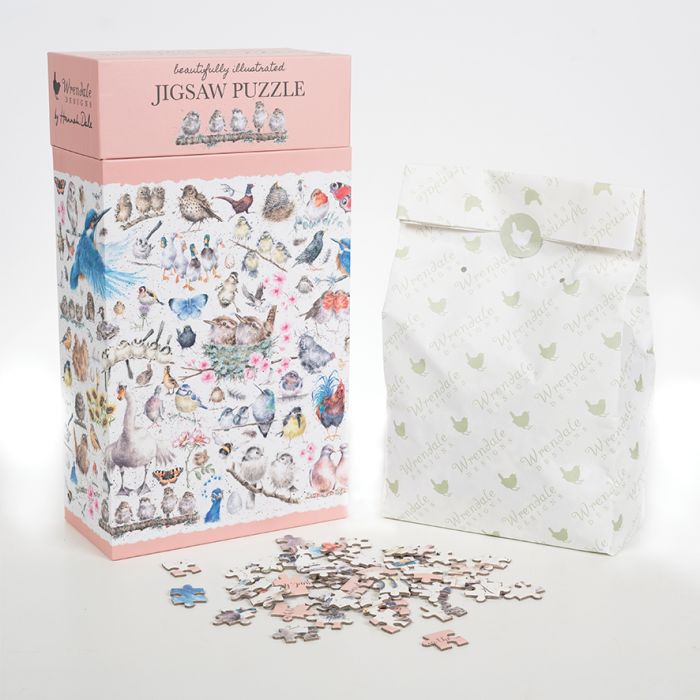 Wrendale Garden Birds Jigsaw Puzzle