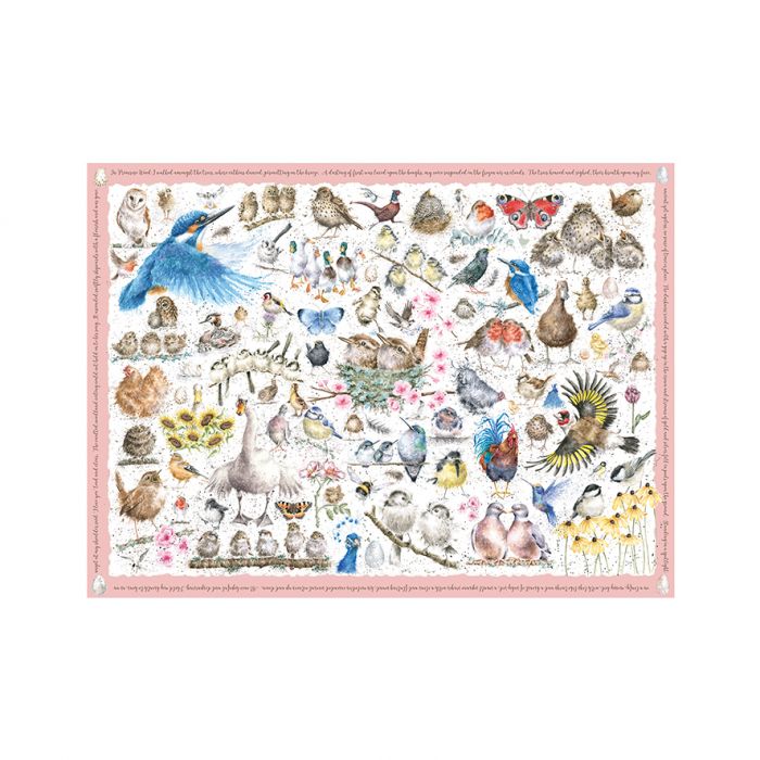 Wrendale Garden Birds Jigsaw Puzzle