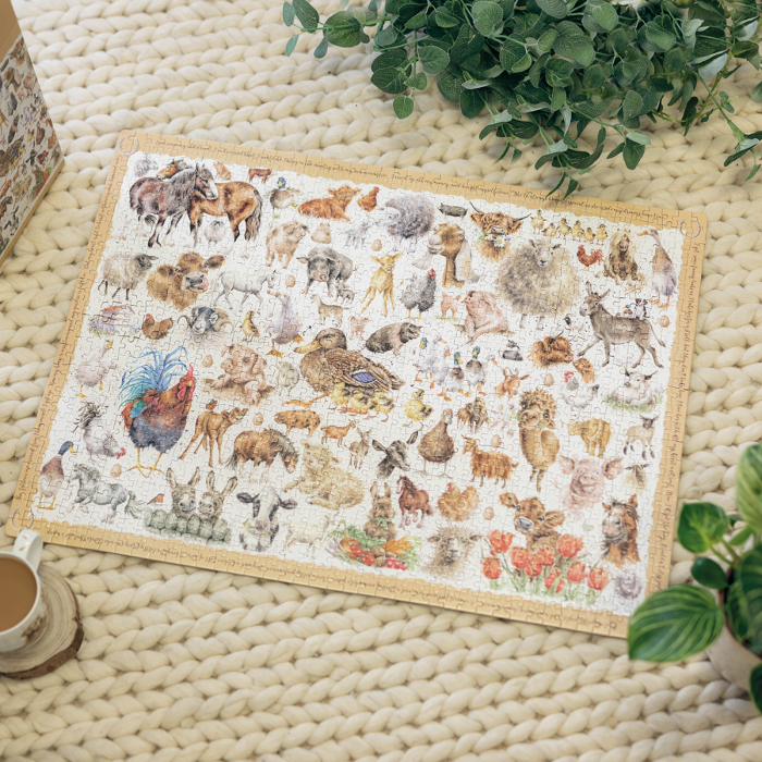 Wrendale Farmyard Friends Puzzle