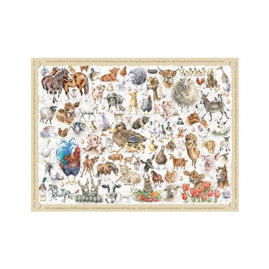 Wrendale Farmyard Friends Puzzle
