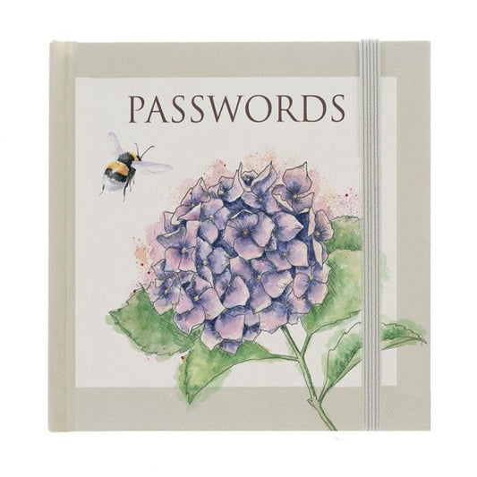 Wrendale Hydrangea Bee Password Book