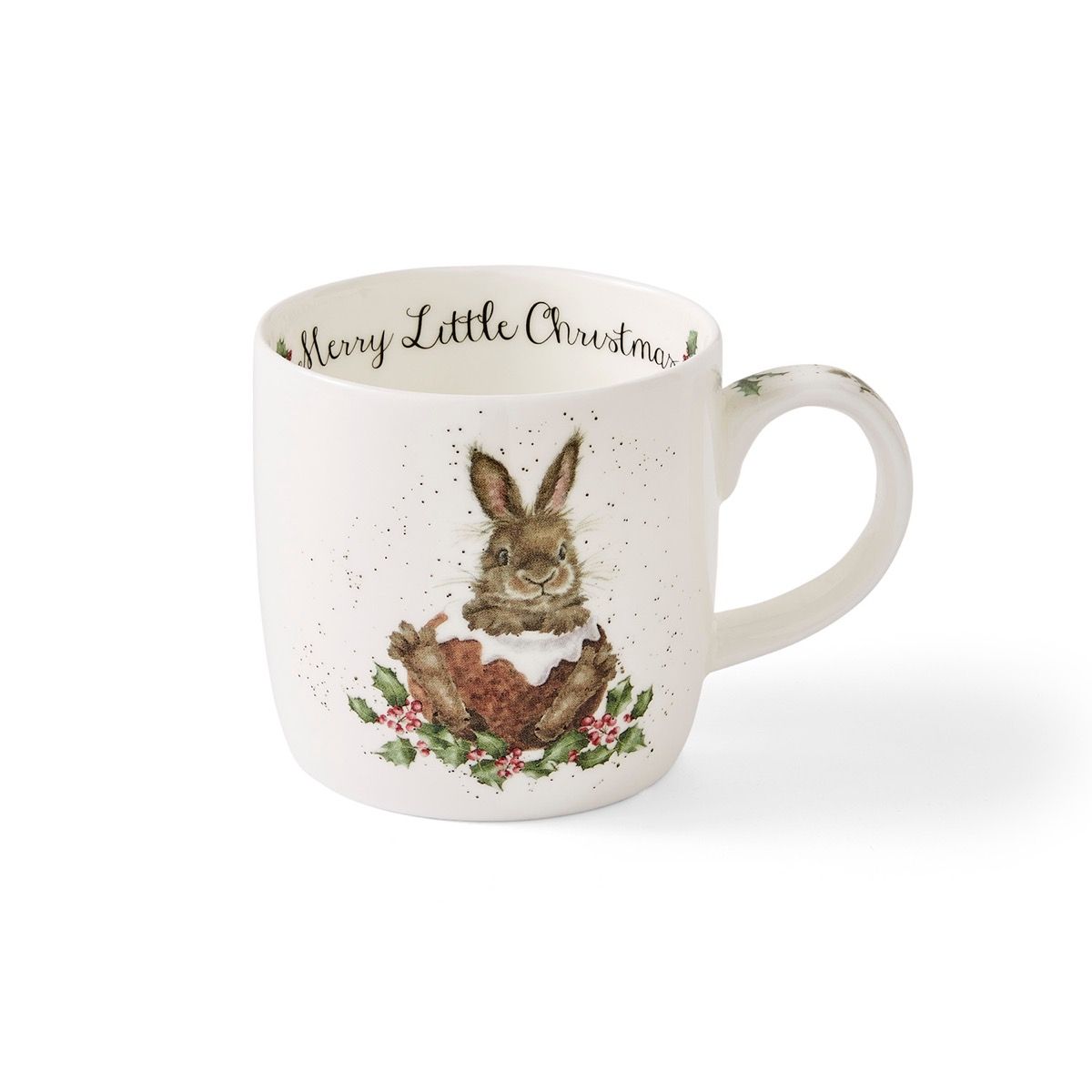 Wrendale Merry Little Christmas Rabbit Mug