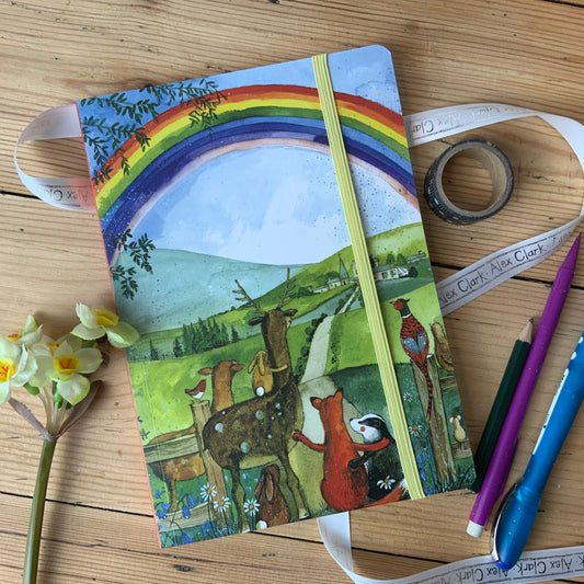 Alex Clark Rainbow Large Chunky Notebook
