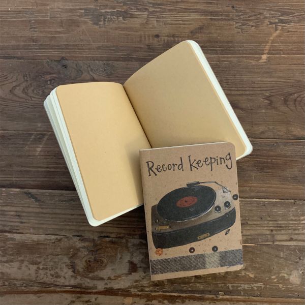 Alex Clark Record Keeping Small Kraft Notebook