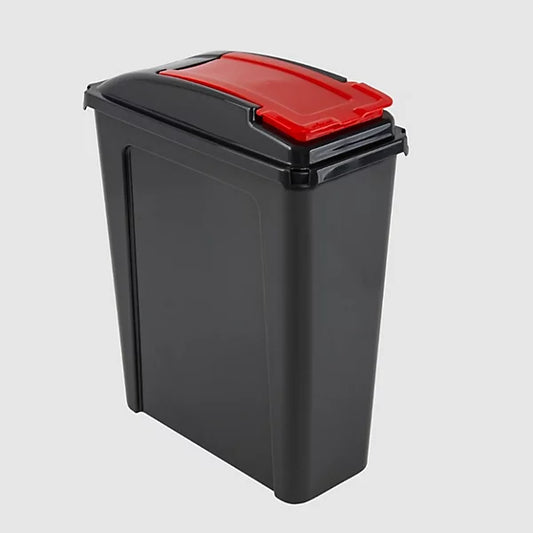 Wham Recycling Bin Slim 25L - Red