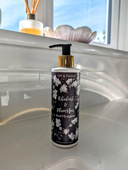 Ivy & Twine Rhubarb & Plum Noir Hand & Body Lotion 