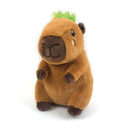 Happy Pet Jumbo Corby Capybara plush Christmas dog toy for large dogs