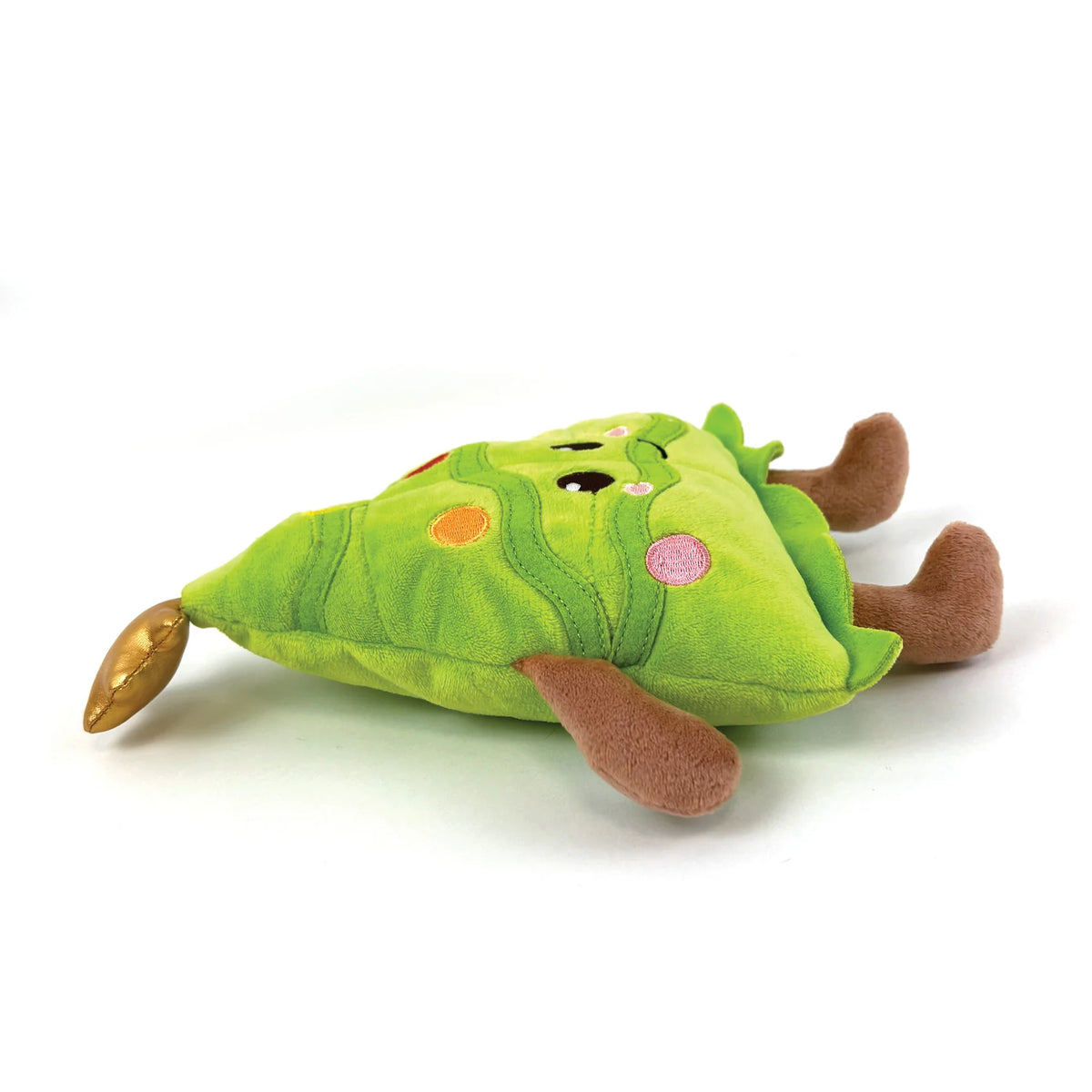 Happy Pet Cooper Christmas Tree multi squeaker plush dog toy