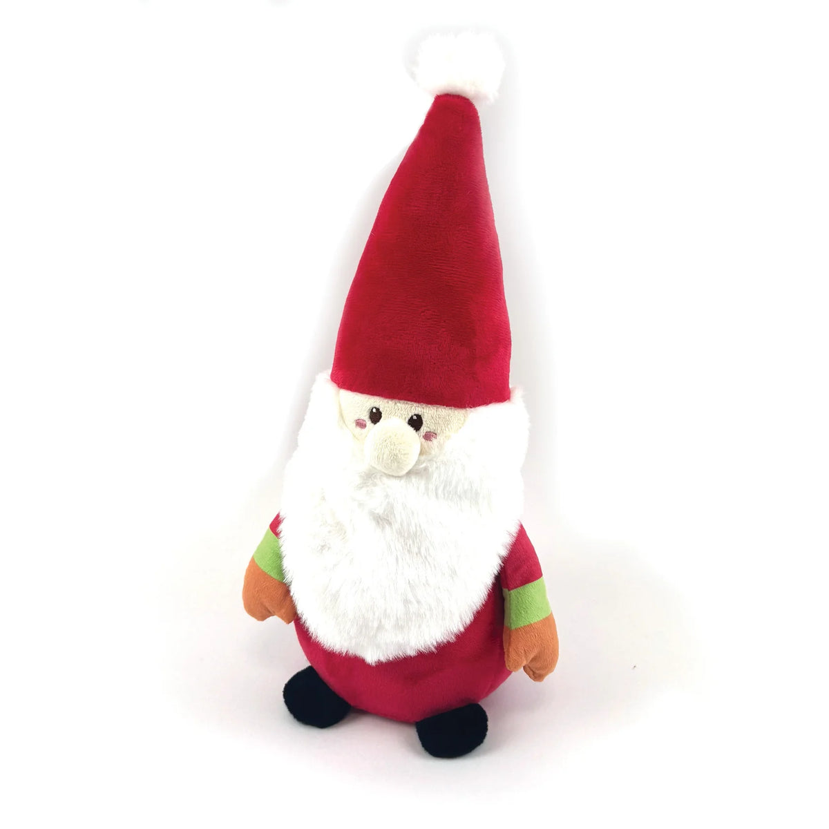 Happy Pet Santa Paws squeaker body plush Christmas dog toy