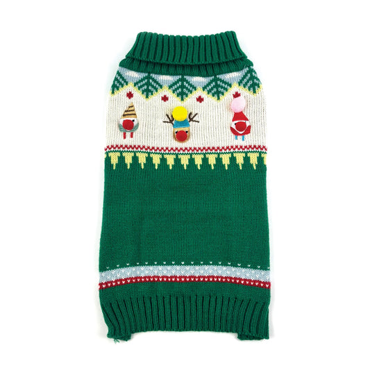 Happy Pet Bobble Sweater knitted dog jumper for cold weather walks