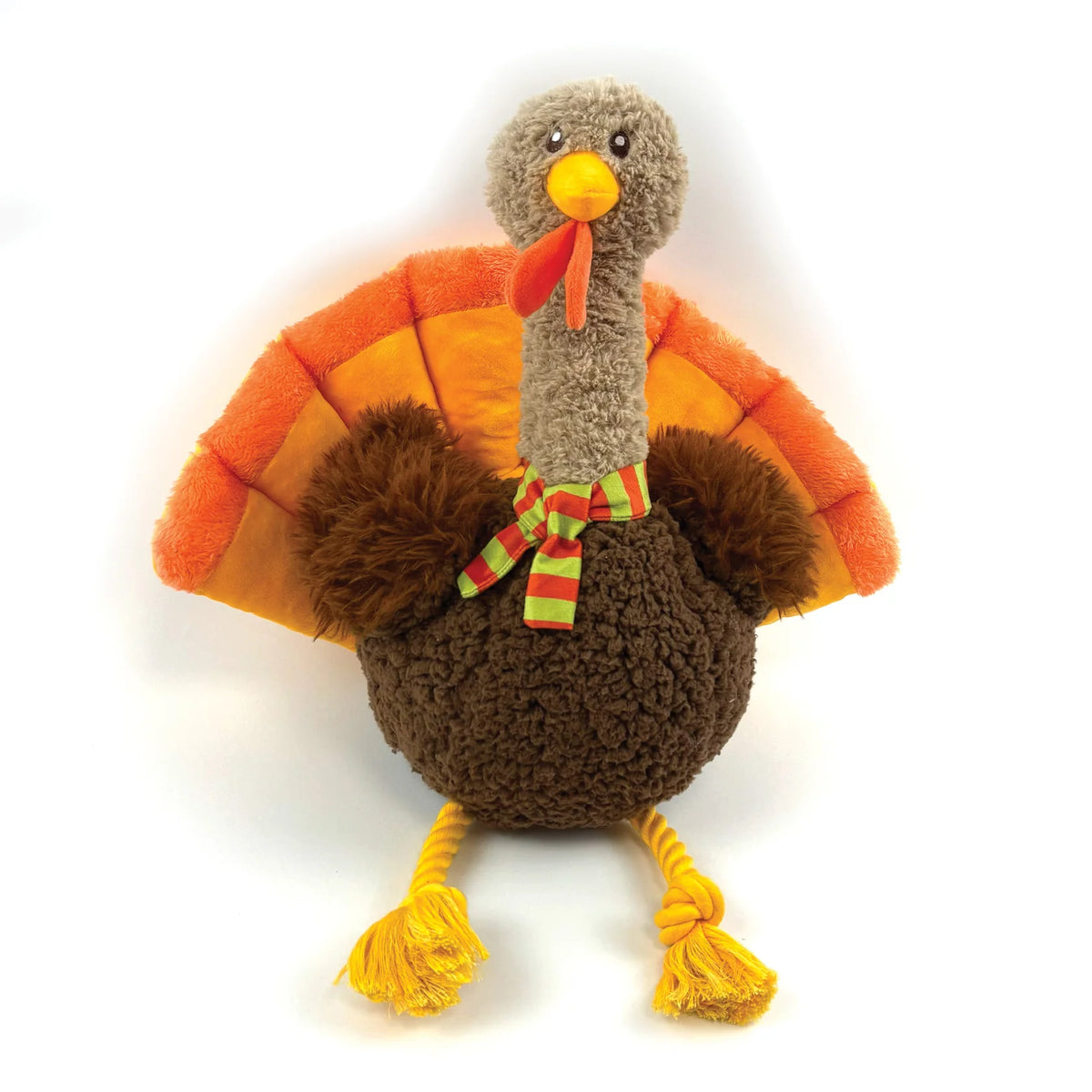 Happy Pet Jumbo Tommy Turkey plush Christmas dog toy for large dogs