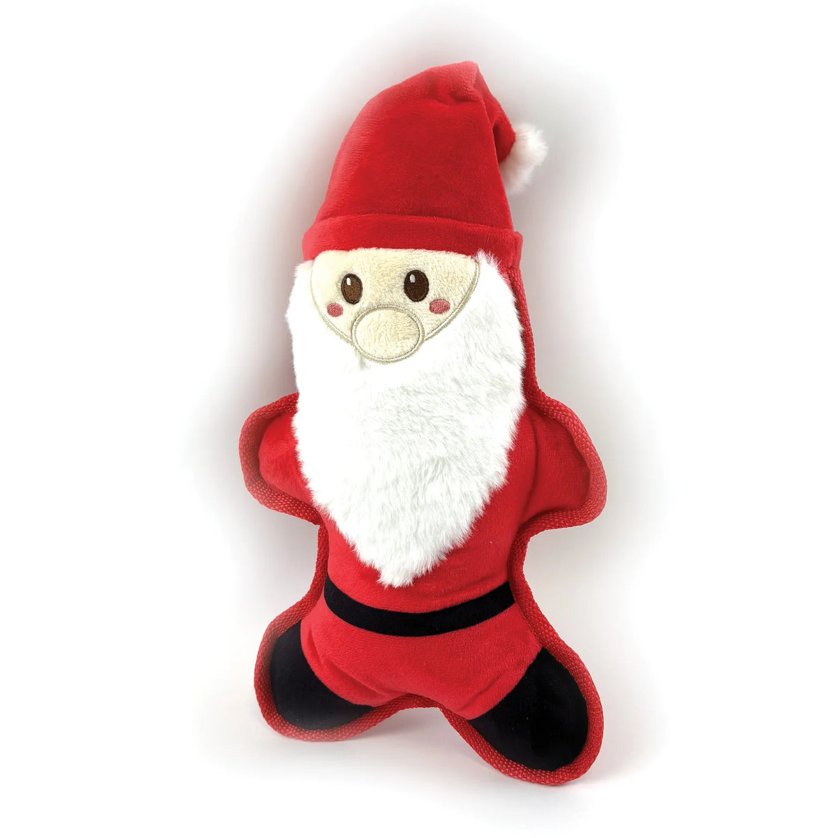 Happy Pet Santa Paws tough dog toy made with reinforced durable fabric