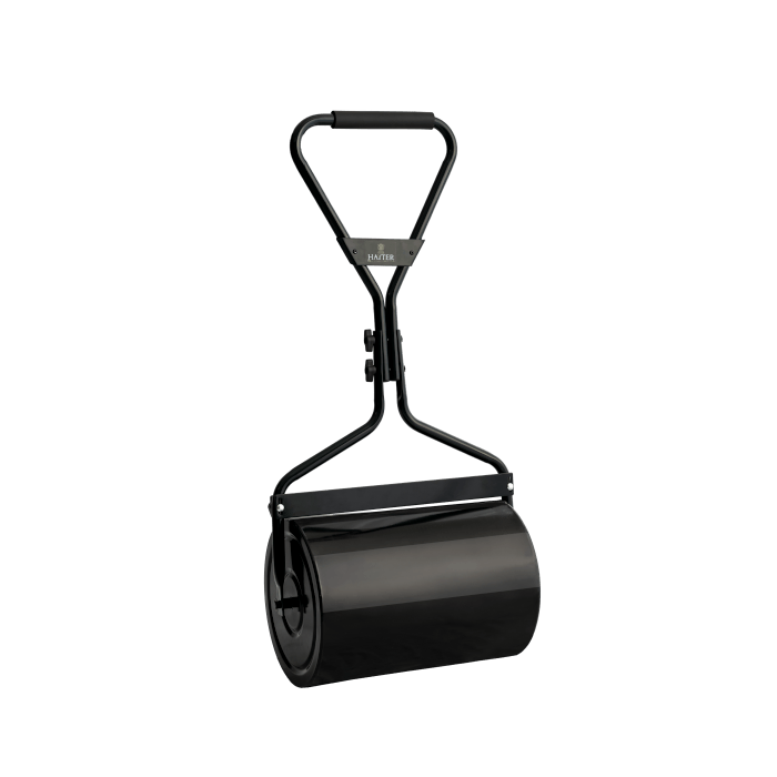 Hayter 42cm push garden lawn roller with fillable steel drum and soft grip handle