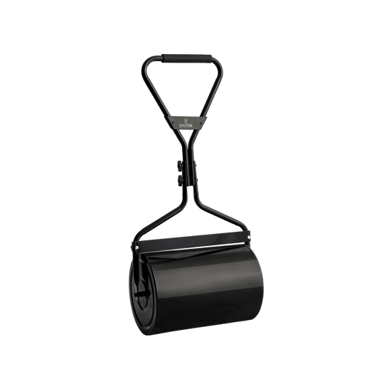 Hayter 42cm push garden lawn roller with fillable steel drum and soft grip handle
