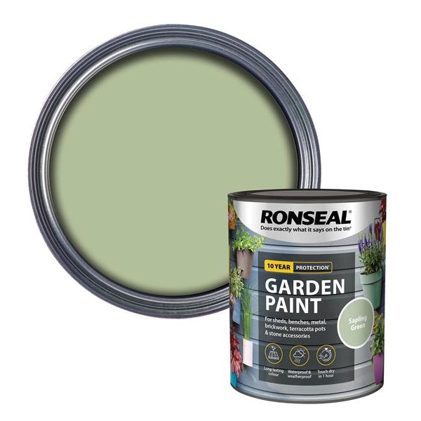 Ronseal Garden Paint Sapling Green 750ml