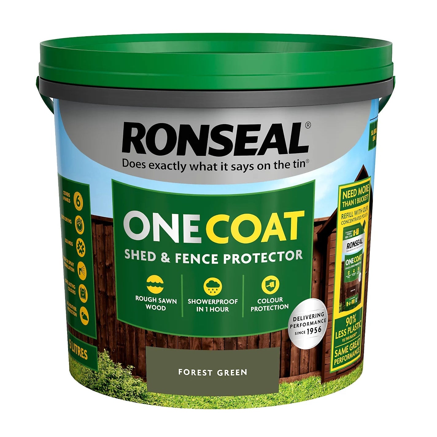 Ronseal One Coat Shed & Fence Protector 5L